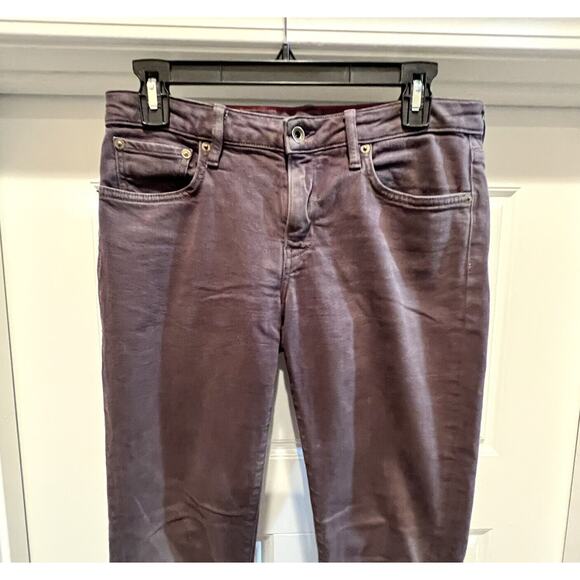 Raleigh Workshop Handcrafted Denim Jeans Mens 29x29 Gray Slim Taper Made in USA - Picture 5 of 13